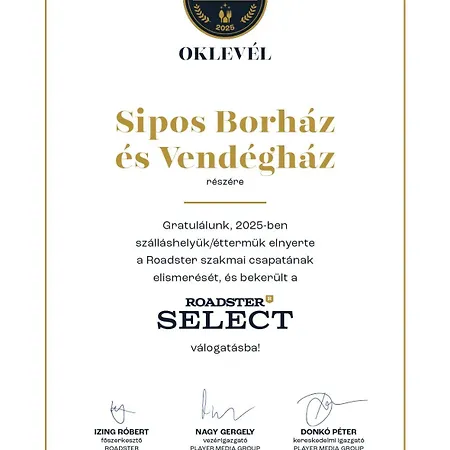 בית הארחה Sipos Borhaz Es Vendeghaz Badacsonyörs